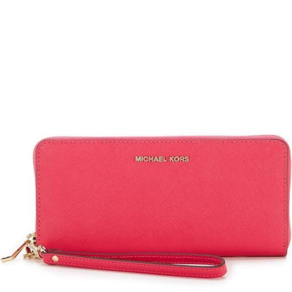 NEVER USED Michael Kors Jet Set Leather Wallet